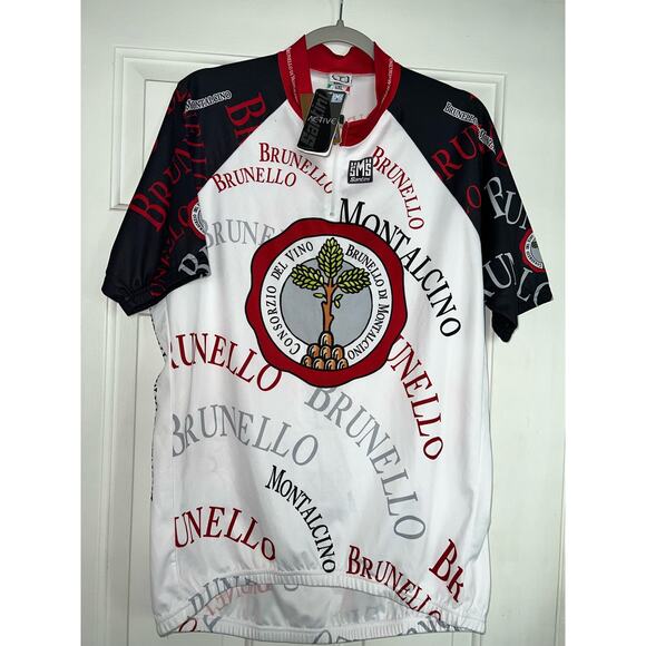 Brunello Montalcino cycling shirt - size 6XL - jersey fits like 2XL. - Picture 1 of 6